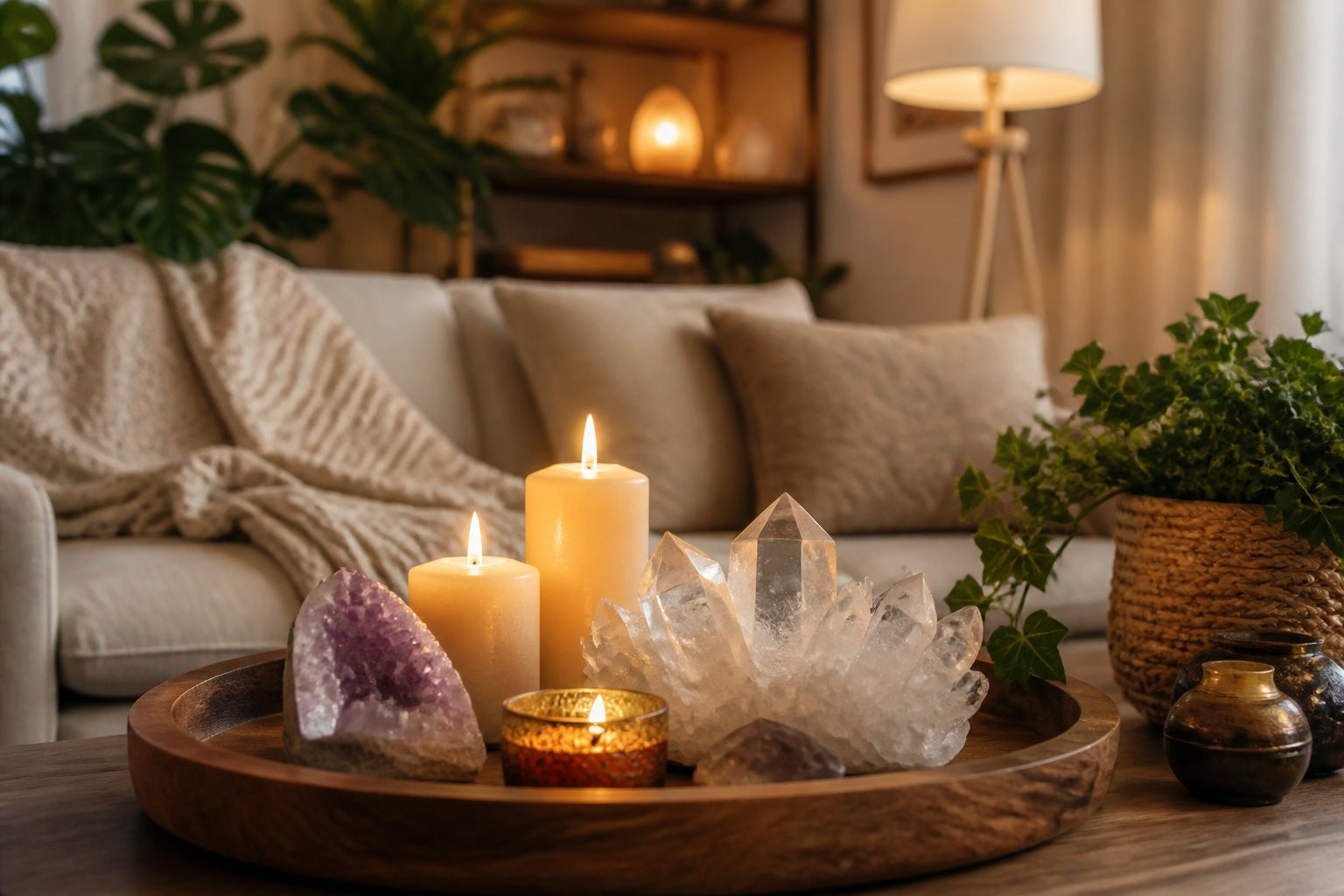 Meilleurs emplacements dans le salon pour vos minéraux